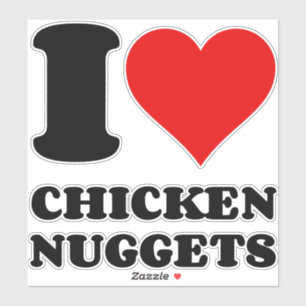 IK HOOP VAN CHICKEN NUGGGETS STICKER