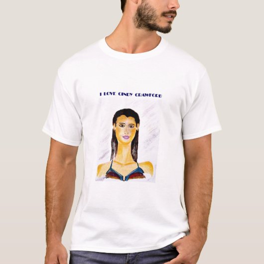 IK HOOP VAN CINDY CRAWFORD T-SHIRT (Voorkant)