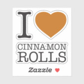 IK HOOP VAN CINNAMON ROLLEN STICKER (Vel)