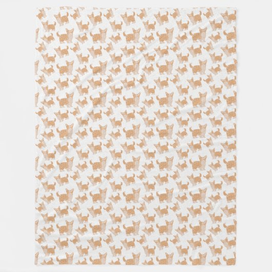 IK HOOP VAN CORGIS Fleece Blanket (Voorkant)