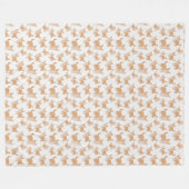 IK HOOP VAN CORGIS Fleece Blanket Deken (Voorkant (Horizontaal))