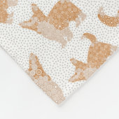 IK HOOP VAN CORGIS Fleece Blanket Deken (Hoek)