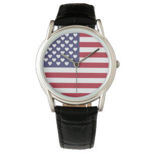 IK HOOP VAN DE VERENIGDE STATEN VAN AMERIKA HORLOGE