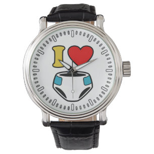 IK HOOP VAN DIAPERS HORLOGE