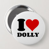 IK HOOP VAN DOLLY RONDE BUTTON 4,0 CM (Voorkant /achterkant)