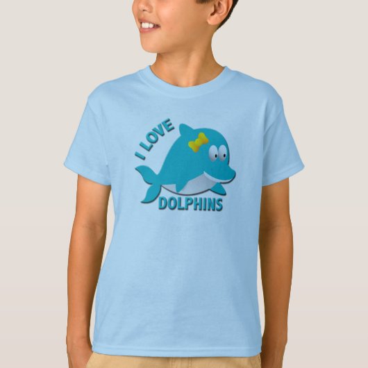 IK HOOP VAN DOLPHINS T-SHIRT (Voorkant)
