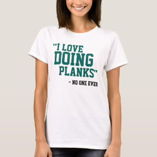 IK HOOP VAN DOSERINGSPLANNEN - NIEMAND NOOIT T-SHIRT