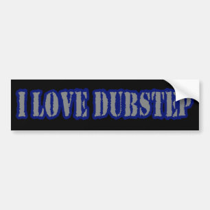 IK HOOP VAN DUBSTEP BUMPERSTICKER