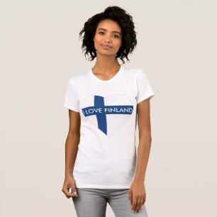 IK HOOP VAN FINLAND HART T-SHIRT