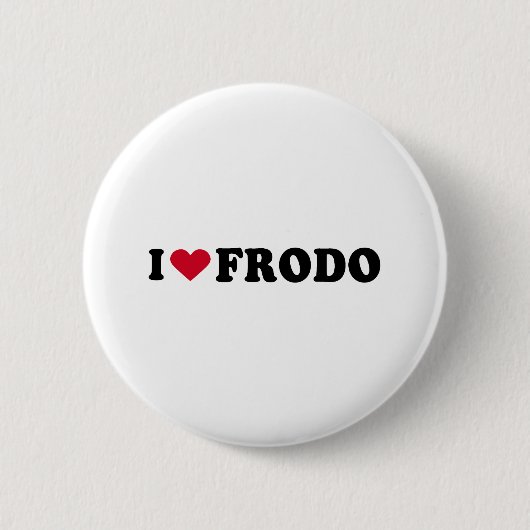 IK HOOP VAN FRODO RONDE BUTTON 5,7 CM (Voorkant)
