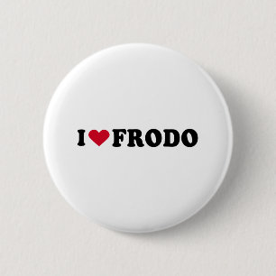 IK HOOP VAN FRODO RONDE BUTTON 5,7 CM
