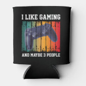 IK HOOP VAN GAMEN EN MISSCHIEN 3 MENSEN BLIKJESKOELER (Voorkant)