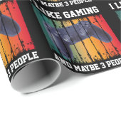 IK HOOP VAN GAMEN EN MISSCHIEN 3 MENSEN CADEAUPAPIER (Rol Hoek)