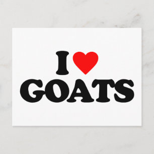 IK HOOP VAN GOATS BRIEFKAART