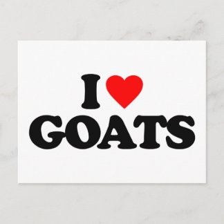 IK HOOP VAN GOATS BRIEFKAART