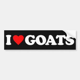 IK HOOP VAN GOATS BUMPERSTICKER