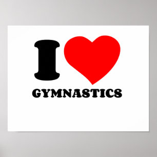 IK HOOP VAN GYMNASTIC POSTER