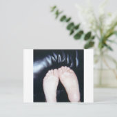 IK HOOP VAN HAAR FEET BRIEFKAART (Staand voorkant)