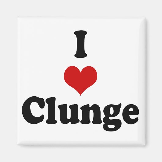IK HOOP VAN {HEART} KLUNGE MAGNEET (Voorkant)