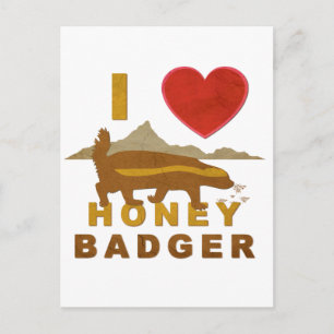 IK HOOP VAN HONEY BADGER BRIEFKAART