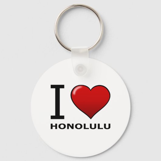 IK HOOP VAN HONOLULU, HI - HAWAII SLEUTELHANGER (Voorkant)