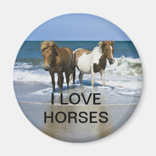 IK HOOP VAN HORSES MAGNET MAGNEET
