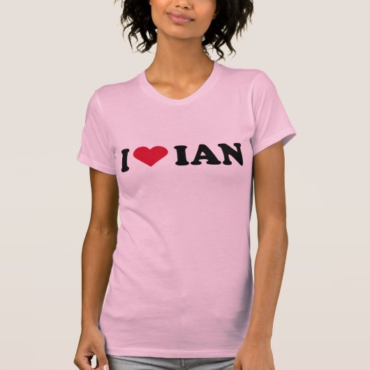 IK HOOP VAN IAN T-SHIRT (Voorkant)