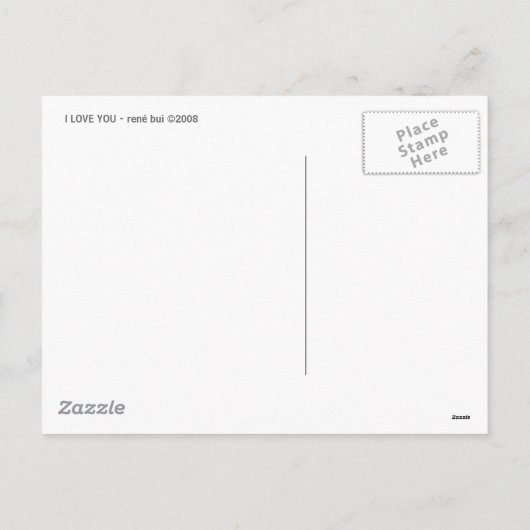 IK HOOP VAN JE Valentijnsdag Briefkaart 1 (Achterkant)