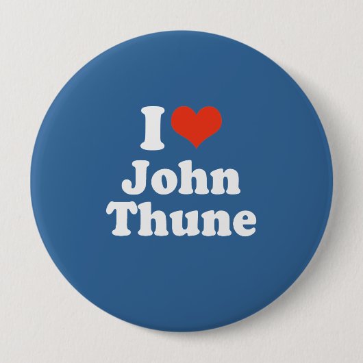 IK HOOP VAN JOHN THUNE RONDE BUTTON 4,0 CM (Voorkant)