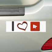 IK HOOP VAN JONGEREN SYMBOLEN BUMPERSTICKER (Op auto)