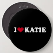 IK HOOP VAN KATIE2 RONDE BUTTON 6,0 CM (Voorkant /achterkant)