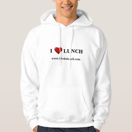IK HOOP VAN LUNCH HOODIE (Voorkant)