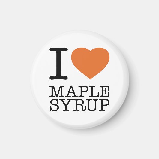 IK HOOP VAN MAPELSYRUP MAGNEET (Voorkant)