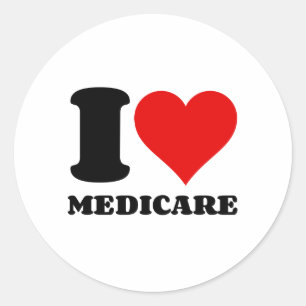 IK HOOP VAN MEDICARE RONDE STICKER