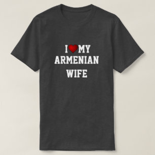 IK HOOP VAN MIJN ARMENISCH WIFE T-SHIRT