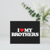 IK HOOP VAN MIJN BROTHERS BRIEFKAART (Staand voorkant)