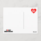 IK HOOP VAN MIJN BROTHERS BRIEFKAART (Achterkant)