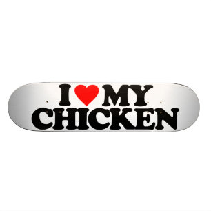 IK HOOP VAN MIJN CHICKEN SKATEBOARD