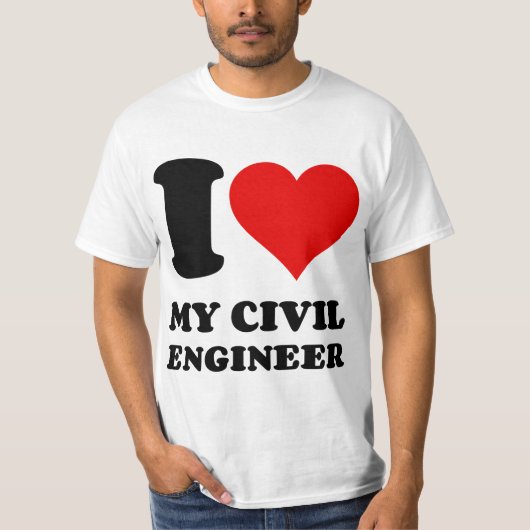 IK HOOP VAN MIJN CIVIELE ENGINEER T-SHIRT (Voorkant)