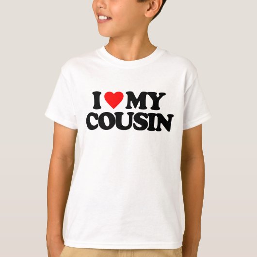 IK HOOP VAN MIJN COUSIN T-SHIRT (Voorkant)