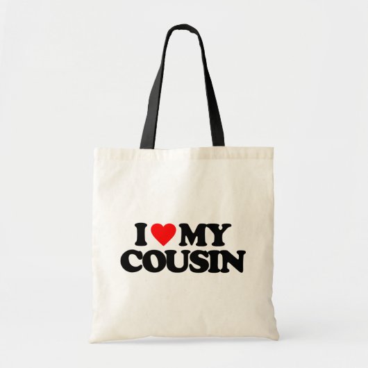 IK HOOP VAN MIJN COUSIN TOTE BAG (Voorkant)