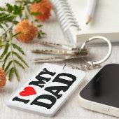 IK HOOP VAN MIJN DAD SLEUTELHANGER (Voorkant Rechts)