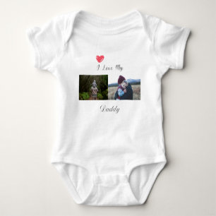 IK HOOP VAN MIJN DADDY BABY BODYSUIT, GEPERSONALIS ROMPER