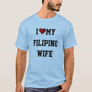 IK HOOP VAN MIJN FILIPINO WIFE T-SHIRT