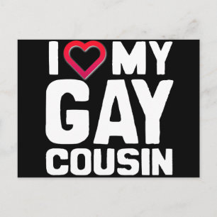 IK HOOP VAN MIJN GAY COUSIN -.png Briefkaart