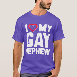 IK HOOP VAN MIJN GAY NEPHEW - - T-SHIRT
