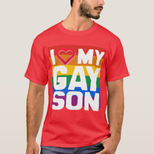 IK HOOP VAN MIJN GAY SON -.png T-shirt