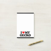 IK HOOP VAN MIJN GECKO POST-IT® NOTES (Op bureau)