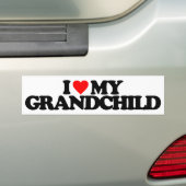 IK HOOP VAN MIJN GRANDCHILD BUMPERSTICKER (Op auto)