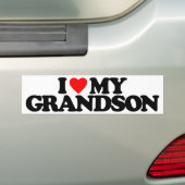 IK HOOP VAN MIJN GRANDSON BUMPERSTICKER (Op auto)